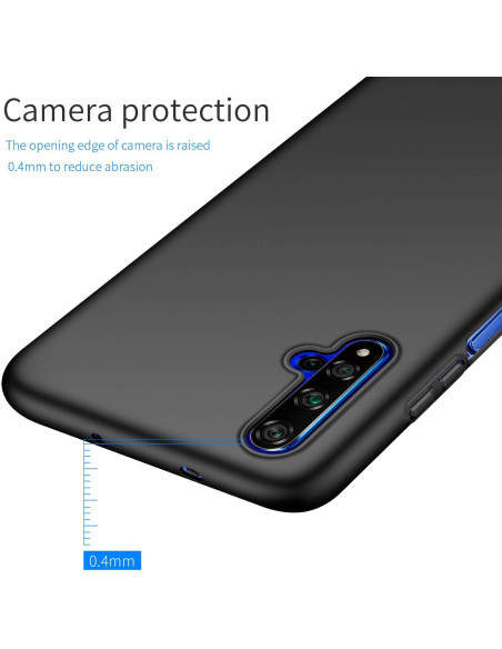 Huawei Nova 5T Ultratunt Mattsvart Skal Basic V2