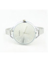 Stilren damklocka | Urtavla & Metallarmband i silver