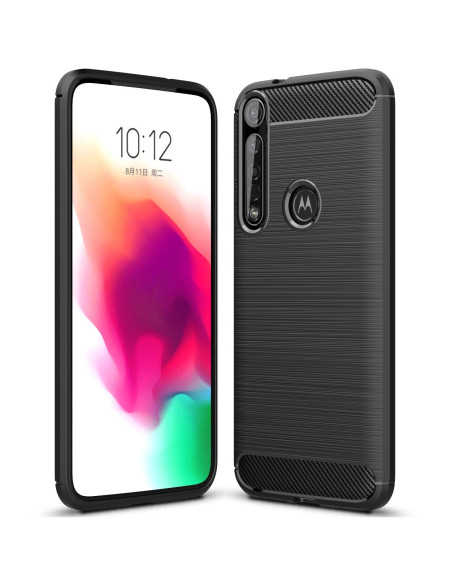 Motorola Moto G8 Plus Stöttåligt Skal SlimCarbon