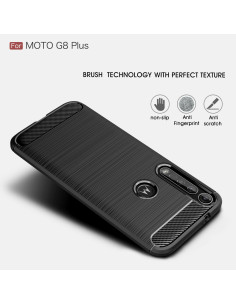 Motorola Moto G8 Plus Stöttåligt Skal SlimCarbon 2