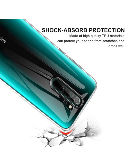 Xiaomi Redmi Note 8 Pro Stötdämpande Mjukt Skal Simple