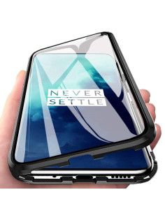 OnePlus 7T Heltäckande Premium Skal Glassback® V4
