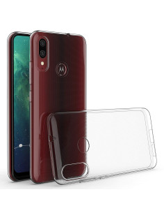 Motorola Moto E6 Plus Stöttåligt Genomskinligt Skal Simple