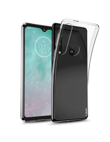 Motorola One Macro Stöttåligt Genomskinligt Skal Simple