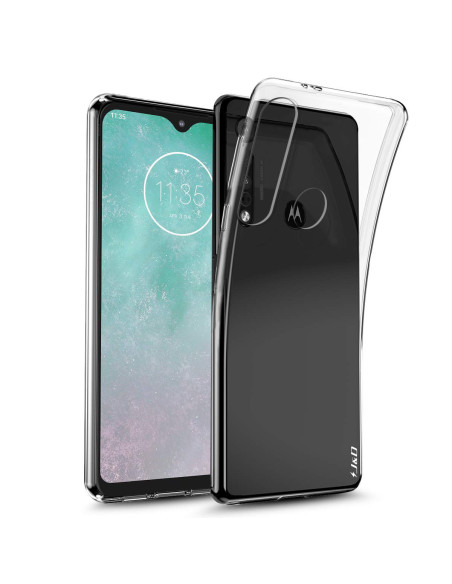 Motorola One Macro Stöttåligt Genomskinligt Skal Simple