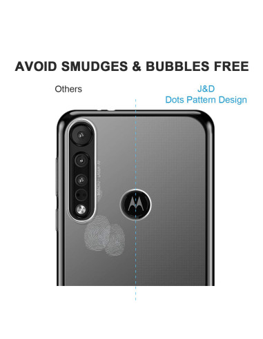 Motorola One Macro Stöttåligt Genomskinligt Skal Simple