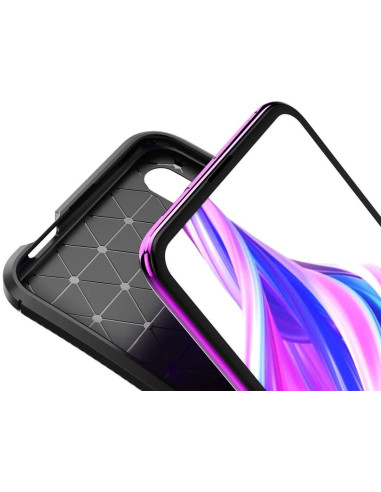 Huawei P Smart Pro Stöttåligt Slimmat Skal FullCarbon V4