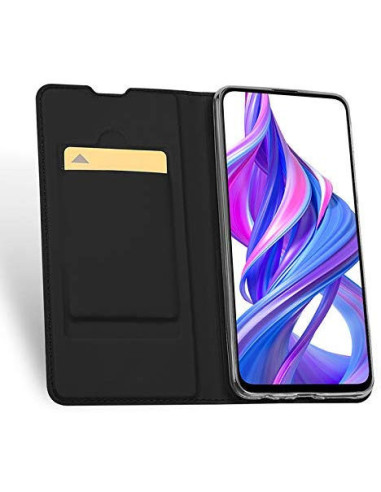 Huawei P Smart Pro Flipfodral Skin Pro med Kortfack