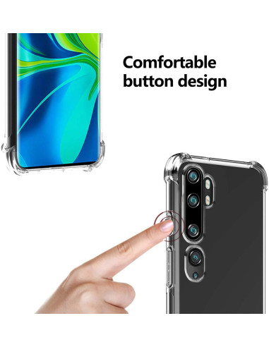 Xiaomi Mi Note 10 / 10 Pro Stöttåligt Skal med Förstärkta Hörn