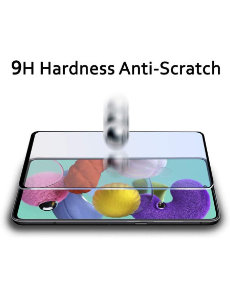 2-PACK Samsung A51 Härdat Glas 0.26mm 9H Fullframe