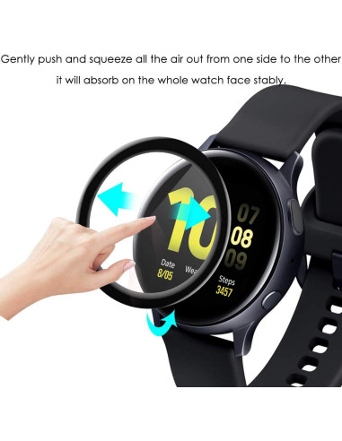 Användning av skärmskydd på Samsung Galaxy Watch Active 2 med fokus på installation