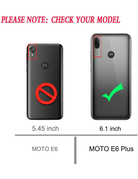 Motorola Moto E6 Plus Stöttåligt Skal med Stöd Active