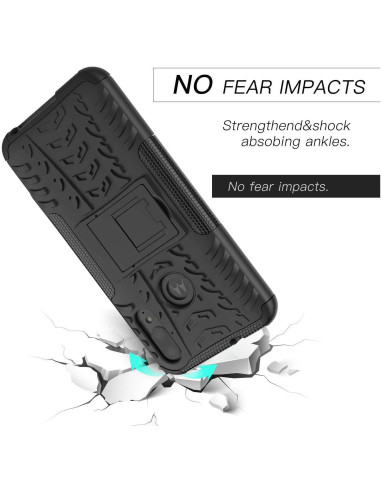 Motorola Moto E6 Plus Stöttåligt Skal med Stöd Active