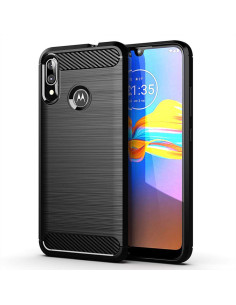 Motorola Moto E6 Plus Stöttåligt Skal SlimCarbon