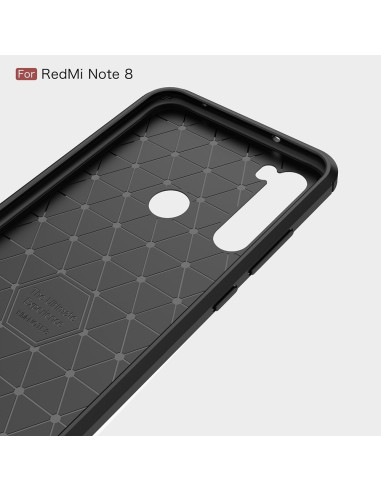 Xiaomi Redmi Note 8 Stöttåligt Skal SlimCarbon