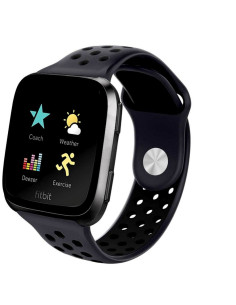 Fitbit Versa 2 Stilren Sportarmband Runnr - Svart