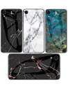 iPhone XR Marmorskal 9H Härdat Glas Baksida Glassback V2