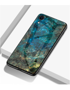 iPhone XR Marmorskal 9H Härdat Glas Baksida Glassback V2