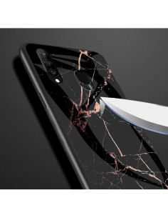 Xiaomi Mi A2 Marmorskal 9H Härdat Glas Baksida Glassback V2