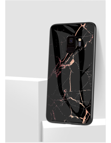 Samsung S9 Plus Marmorskal 9H Härdat Glas Baksida Glassback V2