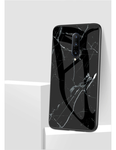 OnePlus 7 Pro Marmorskal 9H Härdat Glas Baksida Glassback V2