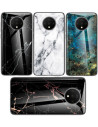 OnePlus 7T Marmorskal 9H Härdat Glas Baksida Glassback V2