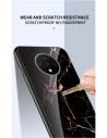 OnePlus 7T Marmorskal 9H Härdat Glas Baksida Glassback V2