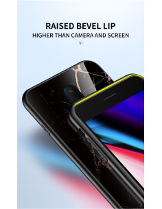 OnePlus 7T Pro Marmorskal 9H Härdat Glas Baksida Glassback V2
