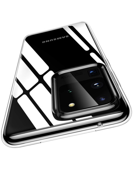 Samsung S20 Ultra Stöttåligt Genomskinligt Skal Simple