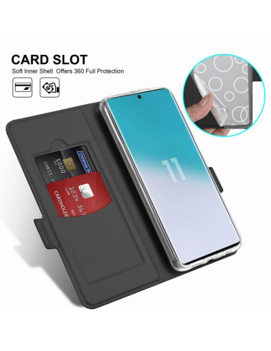 Samsung S20 Plus Flipfodral Skin Pro med Kortfack