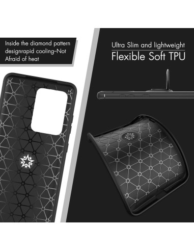 Samsung S20 Ultra Praktisk Stöttåligt Skal med Ringhållare V3