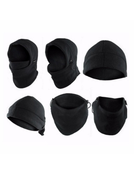 Balaklava Skidmask Svart Fleece