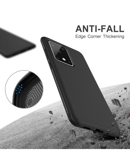 Samsung Galaxy S20 Ultra Stilrent Stöttåligt Skal FullCarbon V3