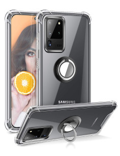 Samsung Galaxy S20 Ultra Stöttåligt Skal med Ringhållare Fresh