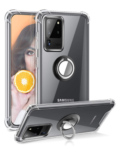 Samsung Galaxy S20 Ultra Stöttåligt Skal med Ringhållare Fresh