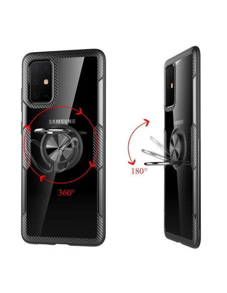 Samsung Galaxy S20 Praktisk Stöttåligt Skal med Ringhållare V4