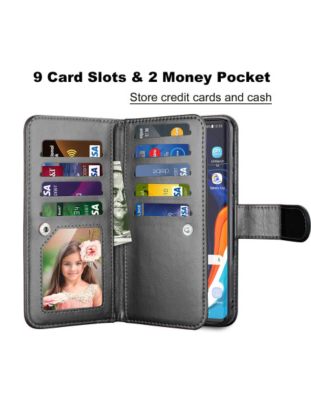 Samsung S20 Plus Praktiskt Plånboksfodral 2in1 med 11-Fack Loop