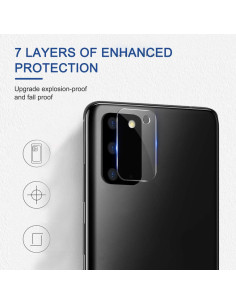 2-PACK Samsung Galaxy S20 Kamera Skydd Linsskydd