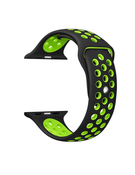 Apple Watch 40mm Stilren Sportarmband Runnr Svart/Grön