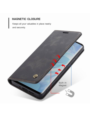 Huawei P30 Elegant Flipfodral CaseMe 3-FACK