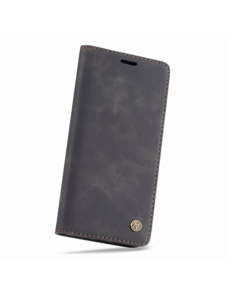 Svart flipfodral för Huawei P30 Pro i stängd position med stilren design