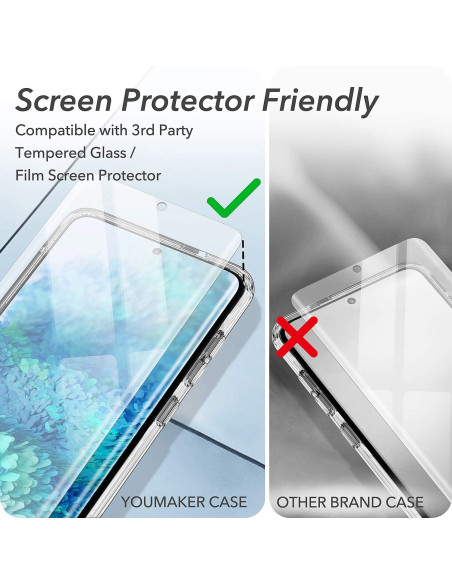 Samsung S20 Ultra Stötdämpande Repfri Skal