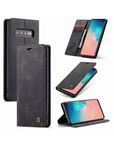 Samsung S10 Exklusivt & Elegant Flipfodral CaseMe® 3-FACK