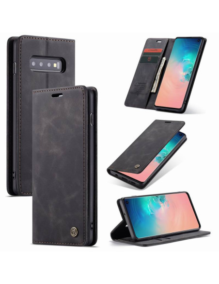 Samsung S10 Exklusivt & Elegant Flipfodral CaseMe® 3-FACK