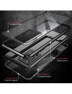 Samsung S20 Ultra Heltäckande Premium Skal Glassback V4 2