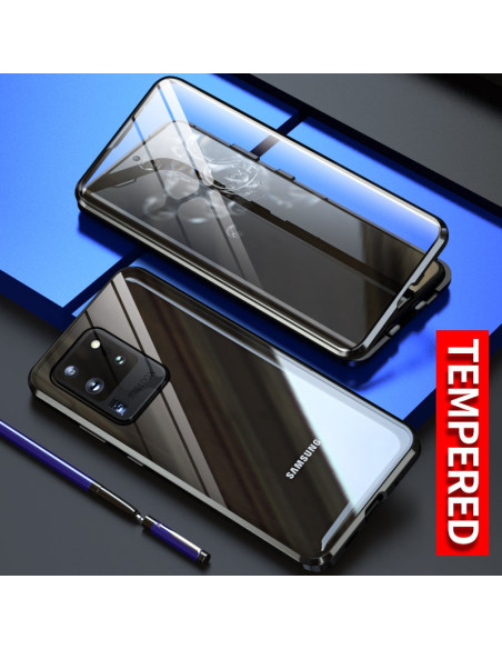 Samsung S20 Ultra Heltäckande Premium Skal Glassback V4