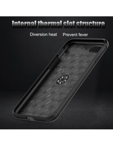 iPhone 8 Plus Praktisk Stöttåligt Skal med Ringhållare V3