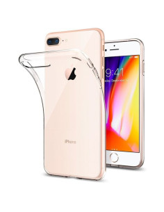 iPhone 8 Plus Stöttåligt Genomskinligt Skal Simple