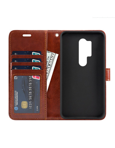 OnePlus 8 Pro Plånboksfodral PU-Läder 4-FACK Svart