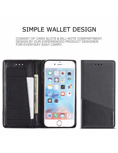 iPhone 6S Plus Elegant Fodral i PU-Läder med RFID Block